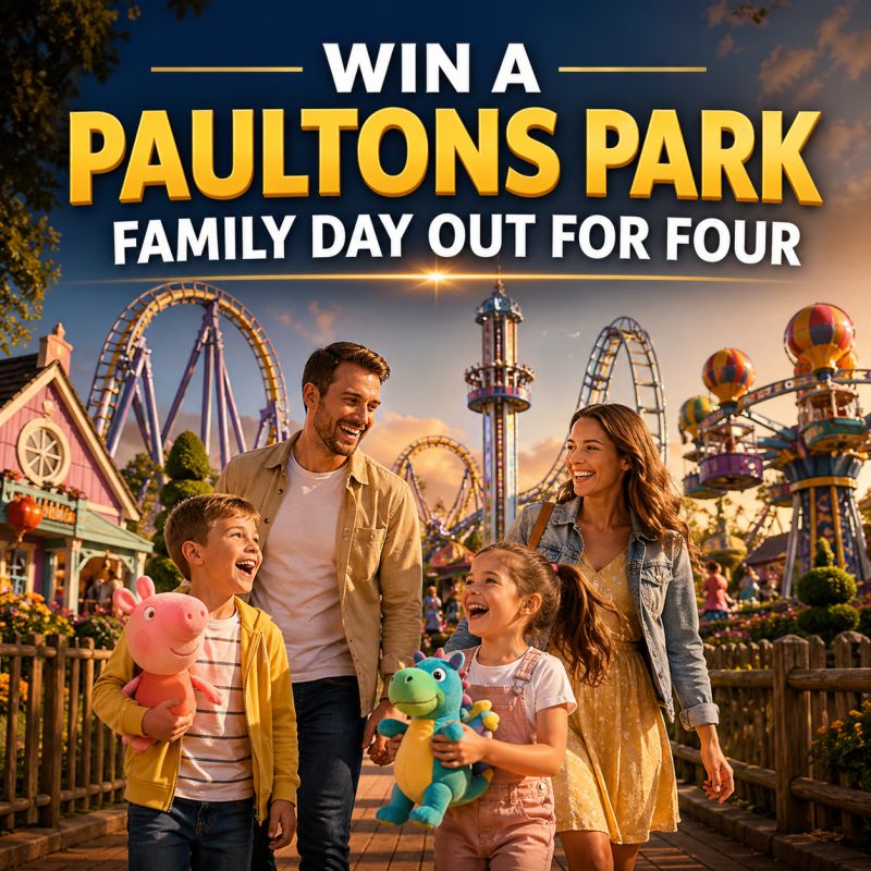 Win a Paultons Park family day out for four